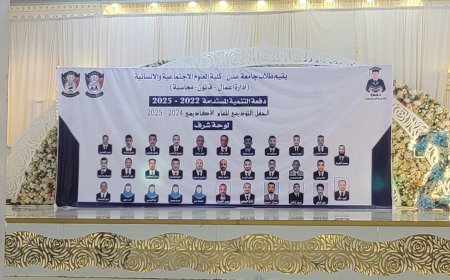 يحدث الان..طلاب كلية العلوم الاجتماعية والإنسانية بجامعة عدن يحتفون بختام عامهم الأكاديمي بحفل توديعي مميز يجمع الإبداع والوفاء