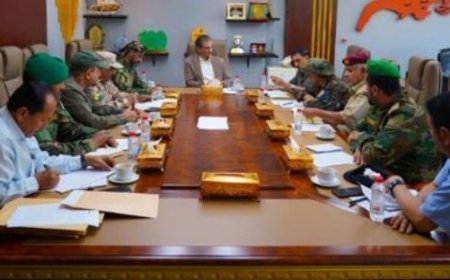 وزير الدولة محافظ العاصمة عدن يترأس اجتماعاً أمنياً موسعاً ...