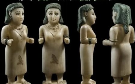 تمثال «ذات التاج» القتباني.. تحفة يمنية منهوبة...