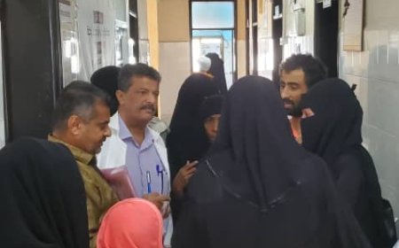 نزول إشرافي تكاملي لفريق المحافظة على المرافق الصحية بمديرية التواهي