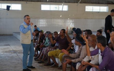 الهيئة الإقليمية (PERSGA) والهيئة العامة لحماية البيئة تنفذ برنامج توعية للصيادين في مديريات المعلا والتواهي وصيره محافظة عدن