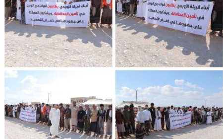 قبائل المهرة تعقد مخيمًا قبليًا في الغيضة وترفض الزج بالمحافظة في الصراع