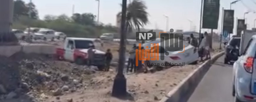 عاجل: السرعة الجنونية تتسبب بحادث مروري جديد على خط إنماء في البريقة بعدن