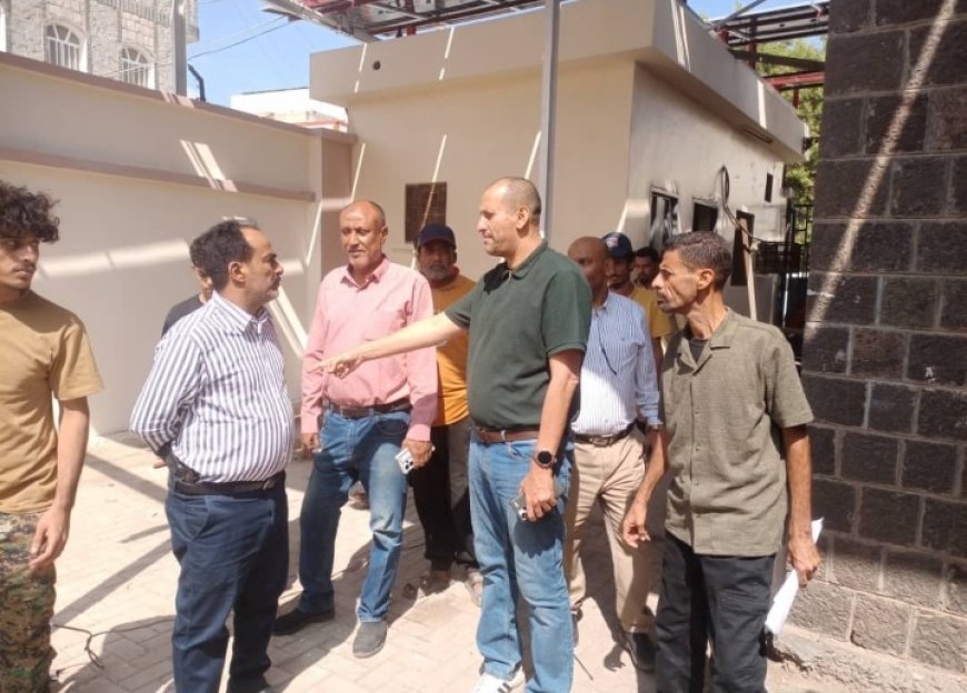 باخبيرة وعواس ينفذان نزولًا ميدانيًا لمعالجة مشكلة طفح مياه الصرف الصحي في القرية الروسية بخورمكسر...