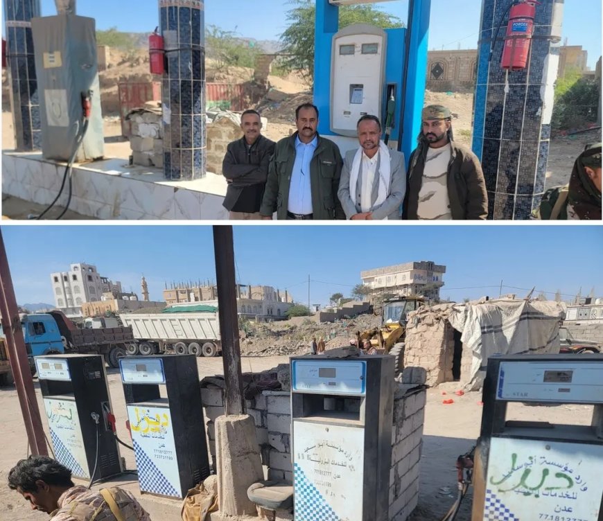 المدير العام بكر الشاعري ومدير الصناعة ينفذان حملة نزول ميداني لضبط المحطات المخالفة بمديرية قعطبة