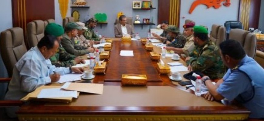 وزير الدولة محافظ العاصمة عدن يترأس اجتماعاً أمنياً موسعاً ...