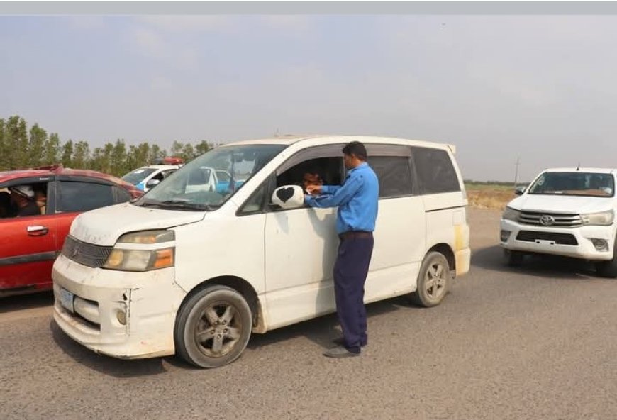 مرور الحديدة ينفذ حملة مرورية لضبط المخالفات وتعزيز السلامة على الطرقات...