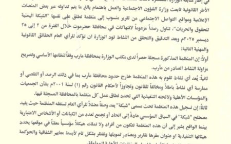وزارة الشؤون الاجتماعية في عدن تحذر من التعامل مع شبكة يمنية حقوقية ...