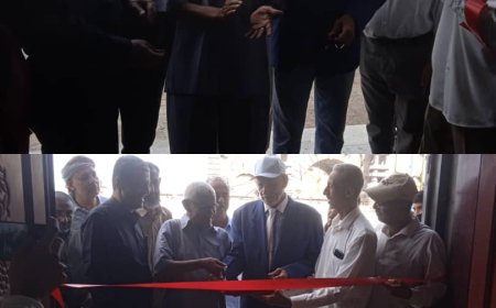 إفتتاح المعرض التشكيلي وفن الجرافيك الأول في المرسم الحر في العاصمة عدن