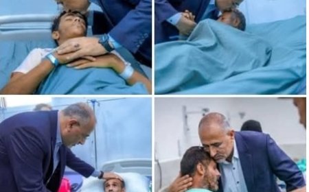 الزُبيدي يطمئن على أحوال جرحى عملية “المستقبل الواعد” بمستشفى عبود العسكري ..