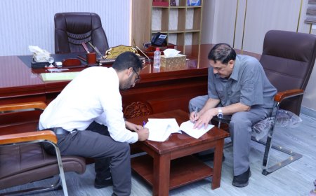 توقيع مذكرة تفاهم بين إدارة أمن عدن و مركز إنصاف للحقوق والتنمية