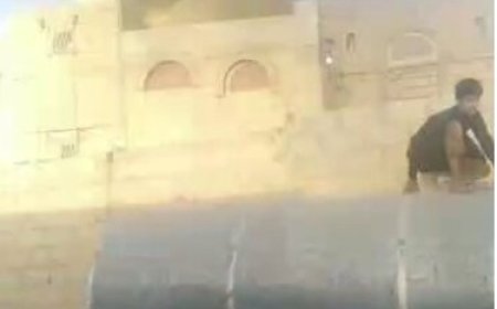 القاضية إشراق المقطري توثق هجوم الحو..ثيين على حنكة آل مسعود...