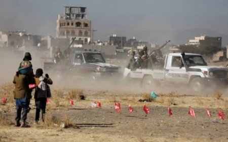 الحو..ثيون يواصلون فرض حصار عسكري على قرية شرقي الحديدة....