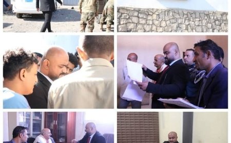 تنفيذًا لتوجيهات معالي النائب العام.. وكيل نيابة الأمن والبحث يتفقد السجون وأماكن الاحتجاز في عدن...