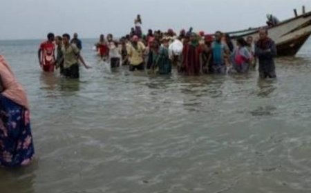 وصول دفعة جديدة من المهاجرين الأفارقة غير الشرعيين إلى سواحل مديرية رضوم بشبوة...