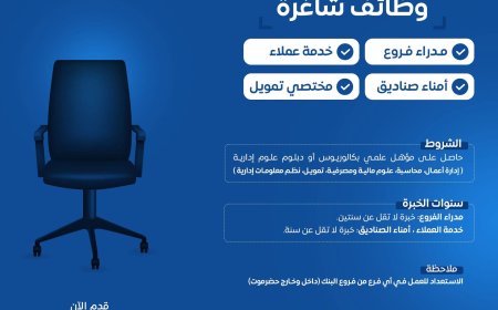 بنك البسيري الدولي يعلن فتح باب التوظيف لعدد من الوظائف المصرفية