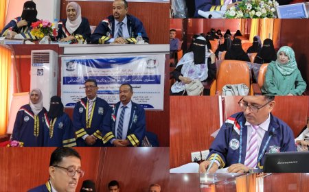 الباحث مساعد منصور الأغبري يحصد الماجستير بامتياز من جامعة عدن عن رسالته: "مستوى خدمات المياه بعد الحرب وتأثيرها على النوع الاجتماعي بالعاصمة عدن"...