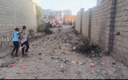 بعيداً عن عدسات الإعلام..هكذا خلف الانفجار أضرار كبيرة حول مكان استهداف قائد اللواء الثاني عمالقة العميد حمدي شكري(5صور)