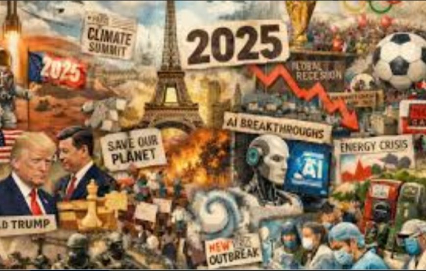 العالم يودّع 2025 بين صراعات دولية ونمو للذكاء الاصطناعي.....