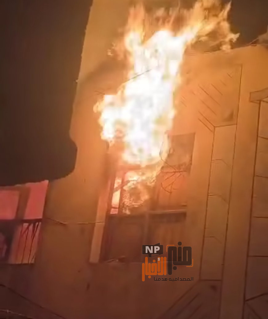 عاجل:اندلاع حريق داخل منزل في لحج (صورة أولية)