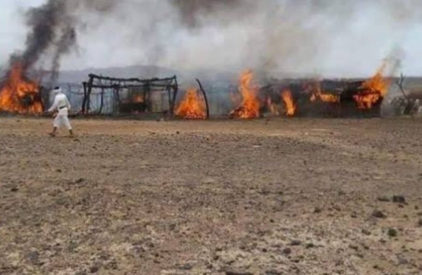 احصائية رسمية تكشف عن ضحايا حرائق بمخيمات مأرب رغم تراجع الحوادث 36%....