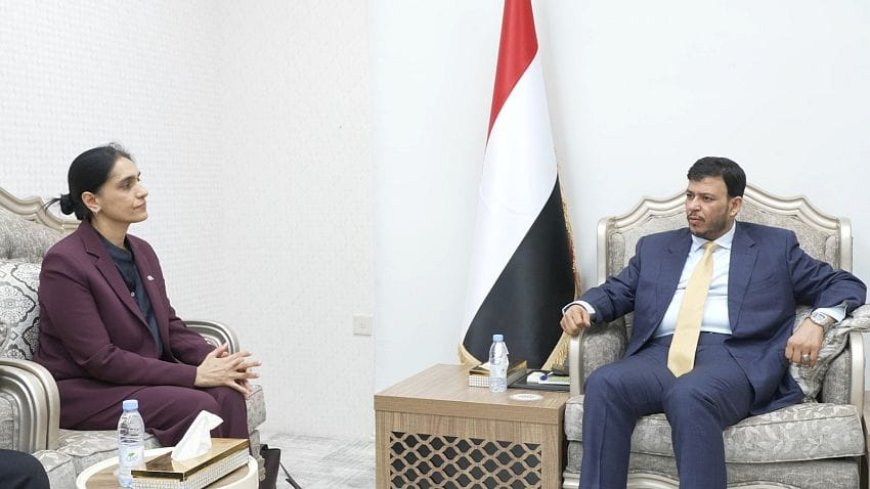 عضو مجلس القيادة الدكتور عبدالله العليمي يبحث مع السفيرة البريطانية مستجدات الأوضاع ومسار الاستقرار في اليمن...