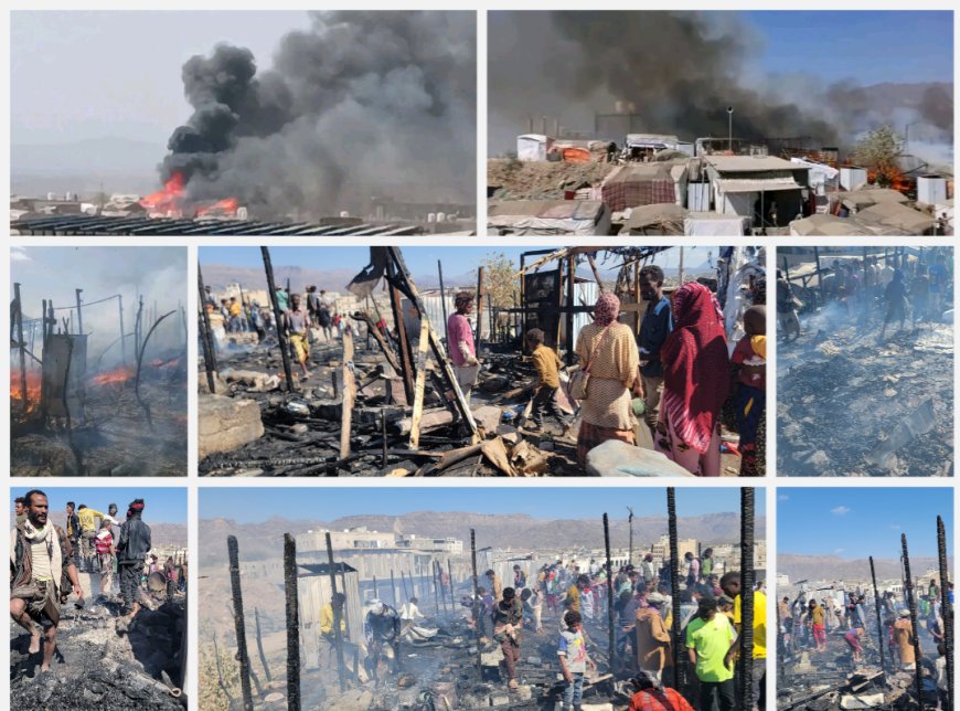 مدير عام مديرية قعطبة بكر الشاعري يناشد الحكومة والمنظمات الدولية للتدخل العاجل لإنقاذ اللاجئين الصوماليين