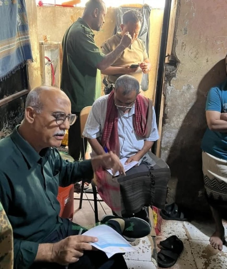 تنفيذًا لتوجيهات النائب العام.. القاضي الحاج يتفقد مركز حجز أمن مديرية المكلا ويؤكد قانونية إجراءات الحبس...