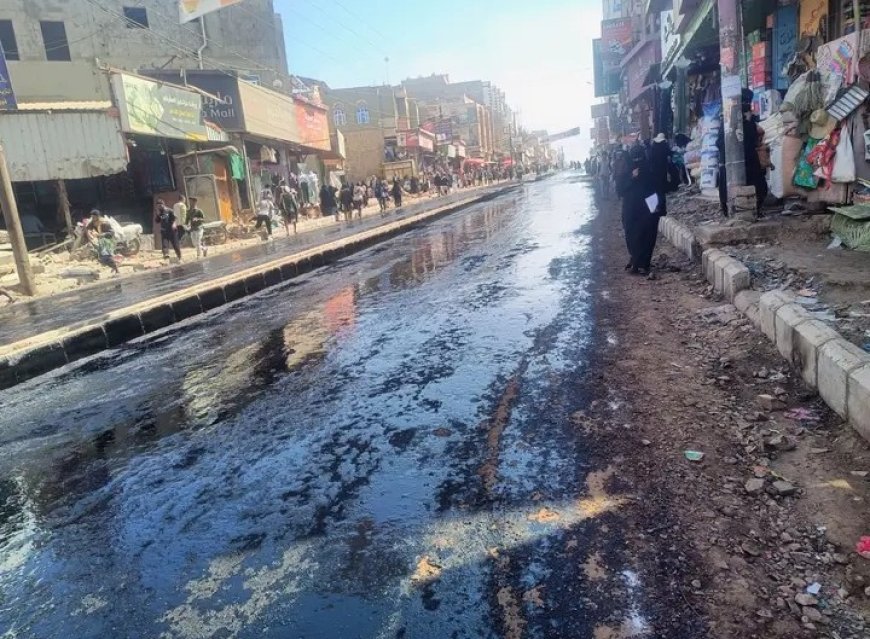 وفاة امرأة دهسها جرافة أثناء رصف شارع عام في تعز ...