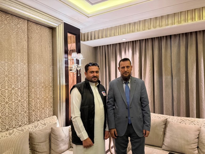 القيادي بالحراك الجنوبي باسل الراعي الحريري يلتقي محافظ العاصمة عدن