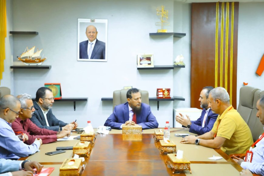 محافظ عدن يشكّل لجنة لبحث إمكانية عودة نشاط شركة «يو» للاتصالات 