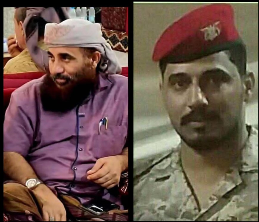 قائد اللواء الرابع تهامة العميد مراد شراعي  يعزي العميد حمدي شكري ..ويدين العمل الاجرامي الجبان...