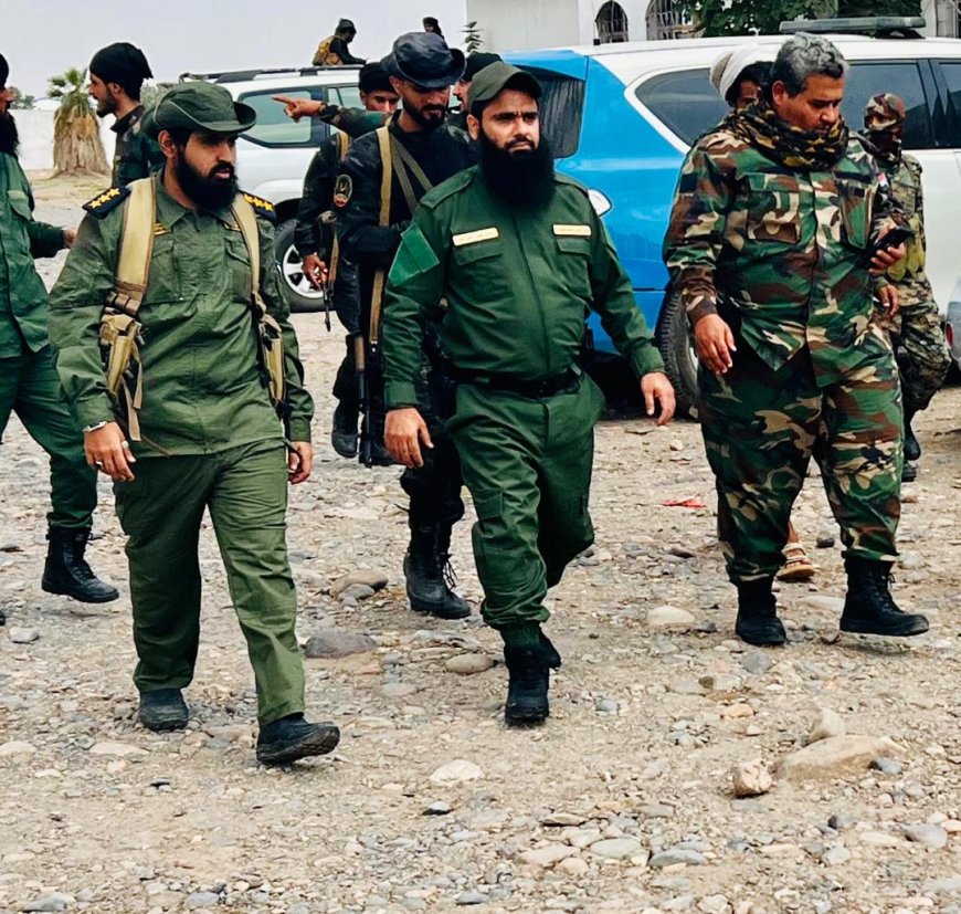 المقدم مياس الجعدني أثناء زيارته لإدارة مكافحة المخدرات في شرطة لحج سنشن ضربات قاسمة لأوكار المخدرات بلا هوادة