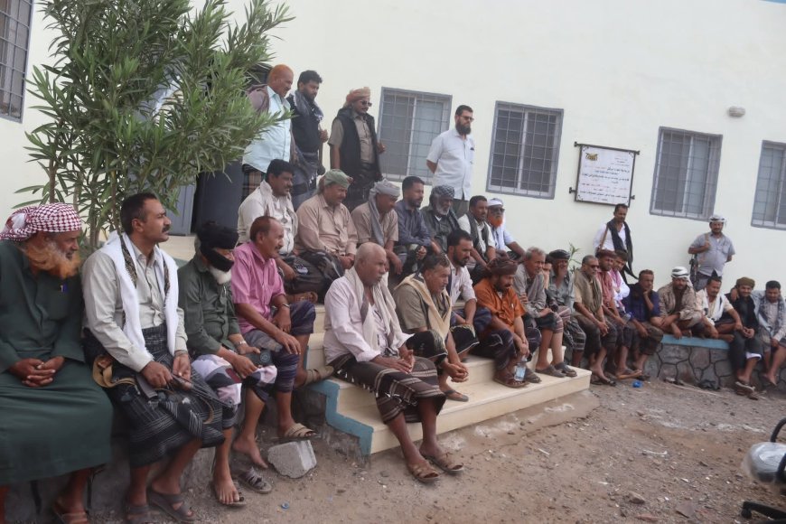 قبائل مضاربة لحج تدين الحادث الاجرامي الغادر الذي استهدف موكب  العميد حمدي شكري .