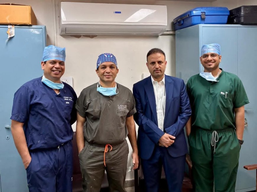 المستشار الطبي يبحث التسهيلات العلاجية المجانية لجراحة أورام الدماغ والعمود الفقري