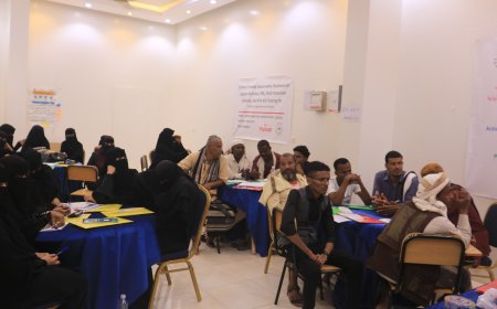 "هلب كود" تدشن برنامج تدريبي حول عمل المساحات الصديقة للطفل في لحج...