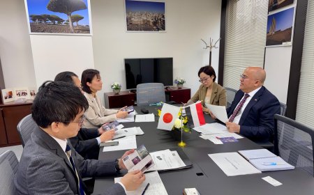 السفير السنيني يجري مباحثات مع الوكالة اليابانية للتعاون الدولي "جايكا"....