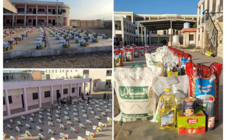 مبادرة الإعلامي صالح العبيدي تواصل توزيع السلل الغذائية للمحتاجين في عدن
