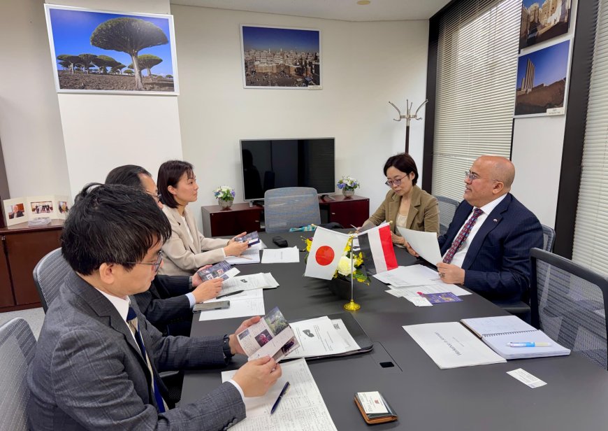 السفير السنيني يجري مباحثات مع الوكالة اليابانية للتعاون الدولي "جايكا"....