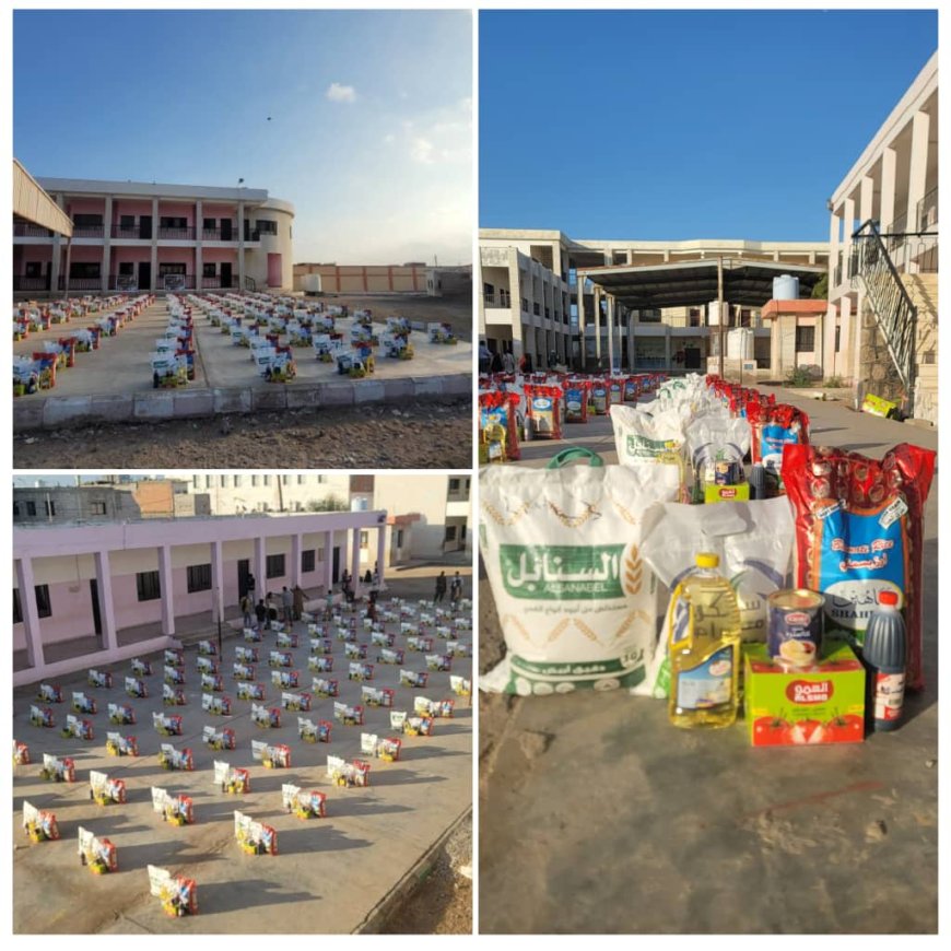 مبادرة الإعلامي صالح العبيدي تواصل توزيع السلل الغذائية للمحتاجين في عدن