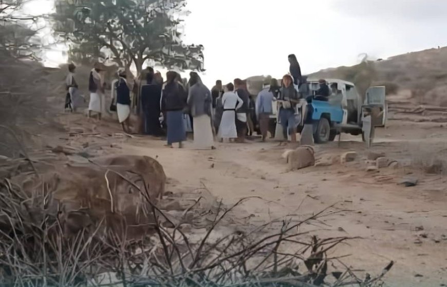 الميليشيات الحو .ثية تختطف ثلاثة مواطنين بالمحويت بسبب طريق خدمي....