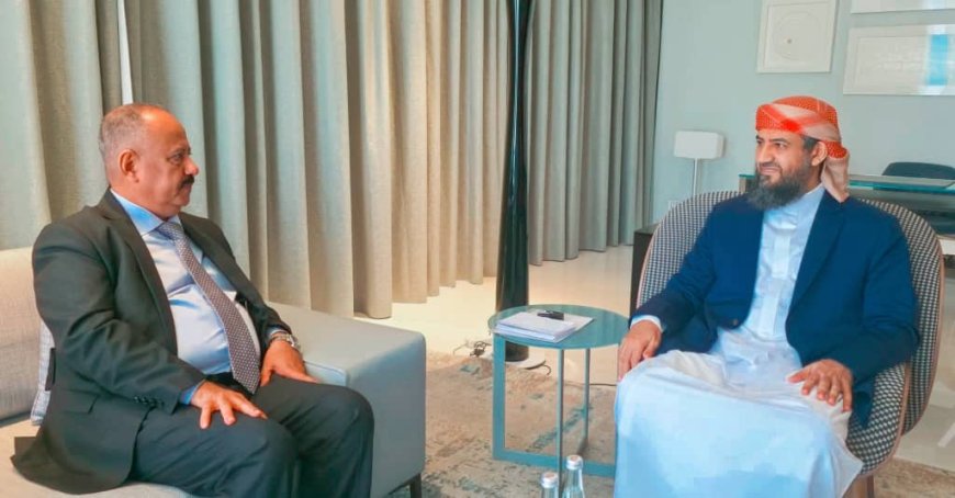 لقاء المحرمي بوزير النقل يضع تطوير النقل والبنية التحتية في صدارة الأولويات