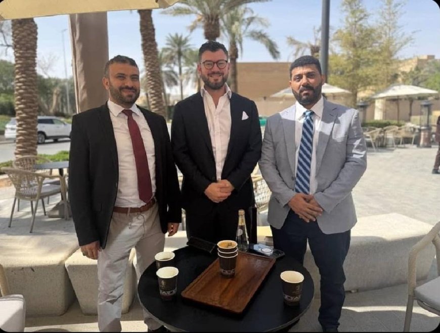 العميد مراد شراعي النائب الأول للحراك التهامي والعميد محمد العماد يلتقيان القائم بأعمال السفيرة البريطانية لدى اليمن....