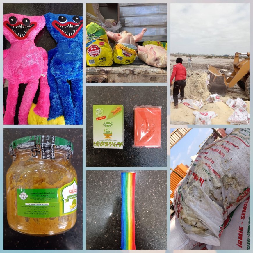 عدن.. هيئة المواصفات تتلف منتجات تحمل شعار المثليين بعدن   (صورة)