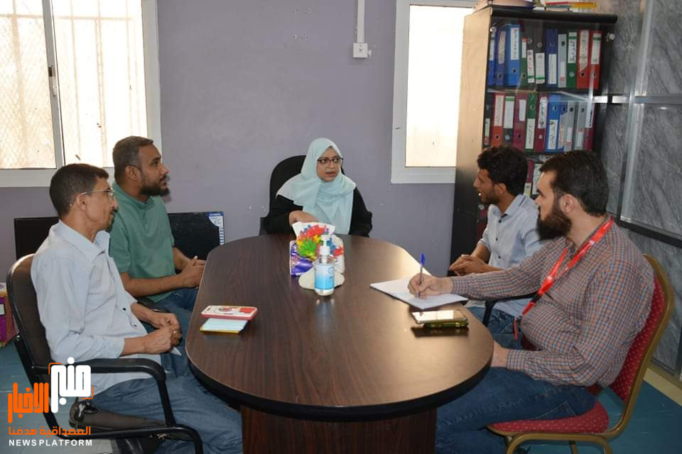 فريق مشروع التعليم بمنظمة رعاية الأطفال يزور جمعية أطفال عدن للتوحد